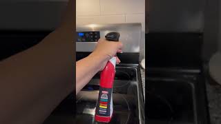 Clean the dirty stove with me cleaning stove cleaning cleanwithme stovecleaning kitchen [upl. by Boynton]