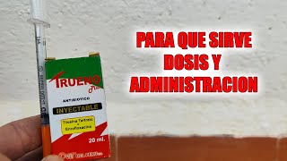 trueno plus para que sirve dosis y administracion [upl. by Ylrbmik]