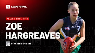 2024 AFLW Draft Zoe Hargreaves player highlights 7 [upl. by Av947]