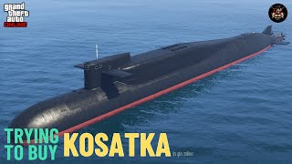 Trying To Buy Kosatka In Gta Online For Cayo Parico Hiest [upl. by Croix]