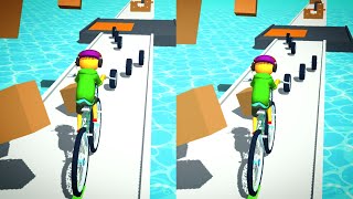 Big Bike vs Battery RunSatisfying gameplayandroid ios [upl. by Lockwood75]