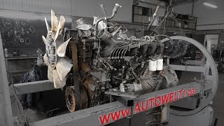 Motorenistandsetzung Stop Motion Engine Reassembly TRAKTOR FENDT D0826 LE523 [upl. by Ginnie688]