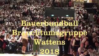 Bauernbundball 2018 Innsbruck Live Brauchtumsgruppe Wattens [upl. by Heppman]