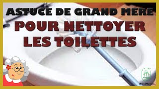 Remede de grand mère pour nettoyer les toilettes [upl. by Cirred189]