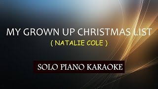 MY GROWN UP CHRISTMAS LIST  NATALIE COLE  COVERCY [upl. by Essyle]