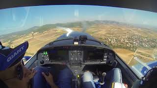 Approach and landing in Alexandroupolis Airport LGAL 2017 [upl. by Trebmal123]