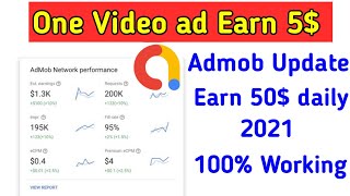 Increase admob earning with rewarded video ad increase admob earning Treands4U [upl. by Dnalram672]