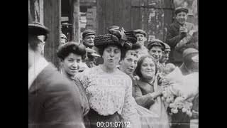 Superb Footage of the East End of London in the 1900s  Film 1011683 [upl. by Hagai]