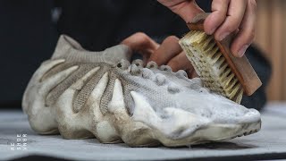 How To Clean The Adidas Yeezy 450 Cloud White with Reshoevn8r [upl. by Enniroc576]