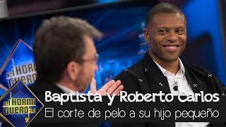 El extraño modo de cortarle el pelo Júlio Baptista a su hijo de 3 años  El Hormiguero 30 [upl. by Gerstner998]