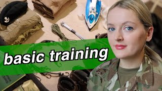 Packing for Basic Training  British Army [upl. by Noeht557]