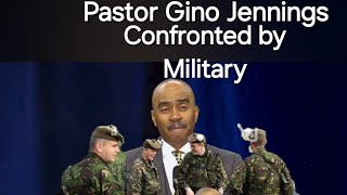 Preacher Gino Jennings confronted by military on pledging allegiance to the Flag [upl. by Doowron214]