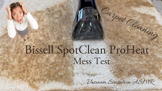 Bissell SpotClean ProHeat  Mess Test  Carpet Cleaning [upl. by Alberic]