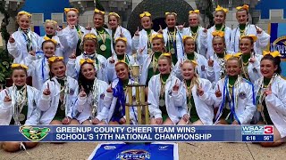 National Championship still feels surreal for Greenup County Cheer team [upl. by Attevaj]