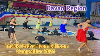 Tnalak Festival Team ballroom Competition 2024 from Davao Region [upl. by Acissehc666]