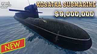 Kosatka Submarine REVIEW  Most Expensive ONE 9000000  Everything You need to Know GTA Online [upl. by Masuh574]