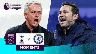 Spurs v Chelsea  Top 5 Premier League Moments  Kane Hazard Mourinho [upl. by Lanae828]