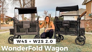 WonderFold Wagon  W4S  W2S 20 Luxe Stroller Wagons  EVERYTHING you need to see before you buy [upl. by Ekud]