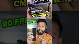 NOTHING CMF PHONE 1 GAMING TEST 90FPS  Budget में Beast 🚀 shorts [upl. by Darb]