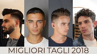 MIGLIORI TAGLI DI CAPELLI PER UOMO  Tendenze Capelli Uomo [upl. by Altaf]