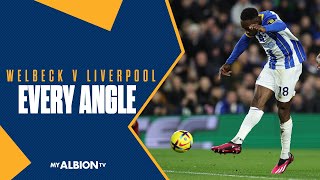 Every Angle Welbeck Wonder Goal Finishes Liverpool [upl. by Nels]