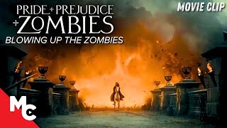 Pride amp Prejudice amp Zombies Clip  The Final Zombie Attack  Movie Clip [upl. by Annaili]