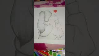 Cute BTS girl drawingcute drawing  BTS  girl drawing [upl. by Nerraf288]