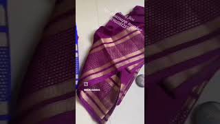 Traditional Handloom Banarasi Semi Ktan Silkbanarasisaree katan soft explorepage smallbu viral [upl. by Attaynik]