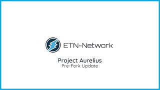 Project Aurelius PreFork Update  Electroneum [upl. by Amelita762]