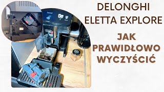 DELONGHI ELETTA EXPLOREJAK WYCZYŚCIĆ EKSPRES DO KAWY [upl. by Aihsekat]