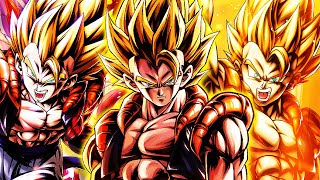 THE TRIPLE SUPER GOGETA TEAM  Dragon Ball Legends [upl. by Yelloh]