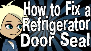 How to Fix a Refrigerator Door Seal [upl. by Yelrah]