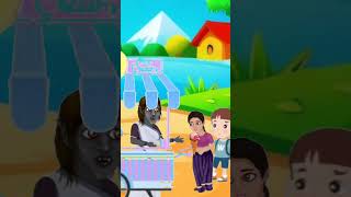 Chudail ice cream baich rahi hai bhootiya cartoon funny chinkirajuviralshorts video [upl. by Nirb]