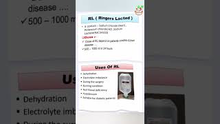 Iv fluids RL uses in hindi Rlivfluid ivfluids ivinjection shorts nursing medicalemergency yt [upl. by Einnaoj]