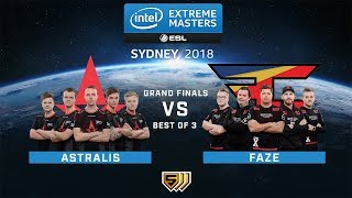 Astralis vs FaZe  Map 1  Grand Finals  IEM Sydney 2018 [upl. by Ahsille]