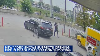 Suspects open fire in deadly gas station shooting [upl. by Anaylil935]