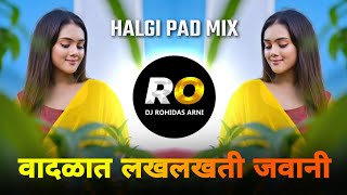 Vadlat Lakh Lakh Usalti Jawani  DJ Rohidas  DJ Song Remix  Dashing Maina  Halgi Mix  Marathi [upl. by Aikahs191]