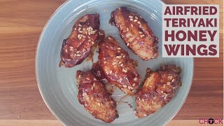 AIRFRIED TERIYAKI Honey Chicken WINGS for the WIN [upl. by Samaj]