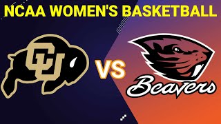 Colorado vs Oregon State  2023 NCAA WOMENS BASKETBALL LIVE SCORE [upl. by Shannen]