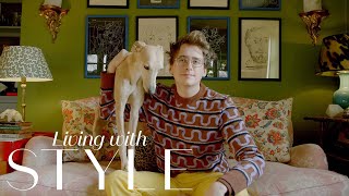 Luke Edward Hall takes us around his technicolour Cotswolds cottage  Living with Style [upl. by Haeckel]