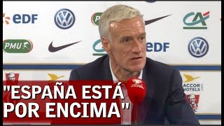 Deschamps quotEspaña y Alemania están por encima de Franciaquot  Diario AS [upl. by Kati]