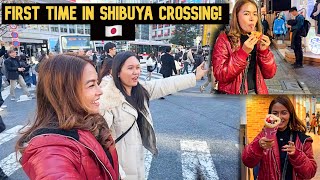 First Time In Shibuya Crossing And Street FoodTrip In Tokyo [upl. by Forsyth]