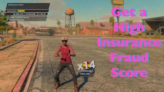 Saints Row  How To Get The Highest Insurance Fraud Score [upl. by Esoranna]