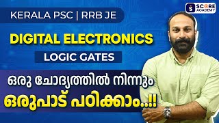 Digital Electronics KPSC Junior Instructor  Asst Engineer  Lecturer in Electronics Polytechnic [upl. by Rosati]