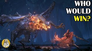 Gael VS Midir  Who Would Win  Dark Souls 3 Analysis [upl. by Aehtrod]