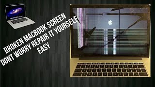 Macbook pro A1398 Screen Replace By Noob [upl. by Ailee]