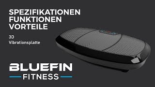 Bluefin Fitness 3D DualMotor Vibrationsplatte  Oszillation und Vibration  Demo [upl. by Woothen]