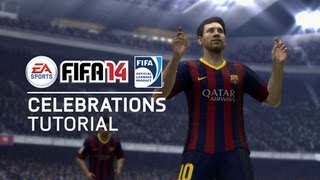 FIFA 14  All New Celebrations Tutorial [upl. by Rodger630]