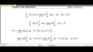 MI 41Genelization of Lebesgue Dominated Convergence theoremmkv [upl. by Dielu]