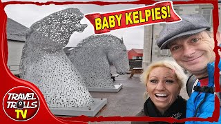 Visiting Scotlands Smallest Kelpies  Motorhome Tour  ARDRISHAIG  SCOTLAND [upl. by Llewkcor]